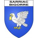 Sarriac-Bigorre Sticker wappen, gelsenkirchen, augsburg, klebender aufkleber