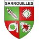 Sarrouilles 65 ville sticker blason écusson autocollant adhésif