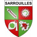 Baron 54 ville sticker blason écusson autocollant adhésif