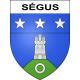 Ségus 65 ville sticker blason écusson autocollant adhésif