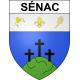 Sénac 65 ville sticker blason écusson autocollant adhésif