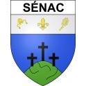 Adesivi stemma Sénac adesivo
