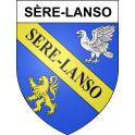 Sère-Lanso Sticker wappen, gelsenkirchen, augsburg, klebender aufkleber