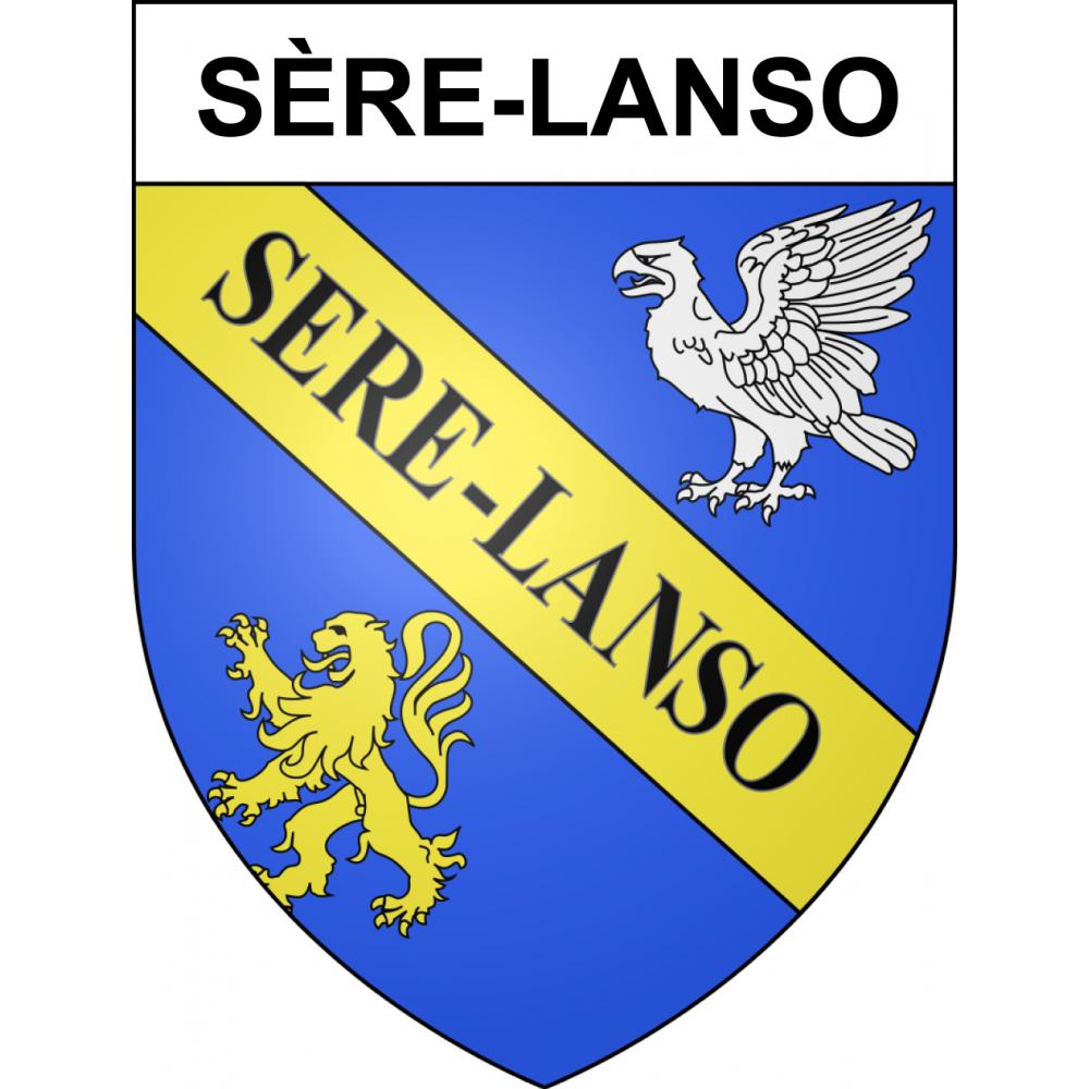 Sère-Lanso 65 ville sticker blason écusson autocollant adhésif