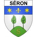 Stickers coat of arms Séron adhesive sticker