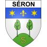 Séron 65 ville sticker blason écusson autocollant adhésif