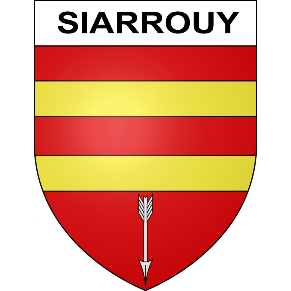 Siarrouy 65 ville sticker blason écusson autocollant adhésif