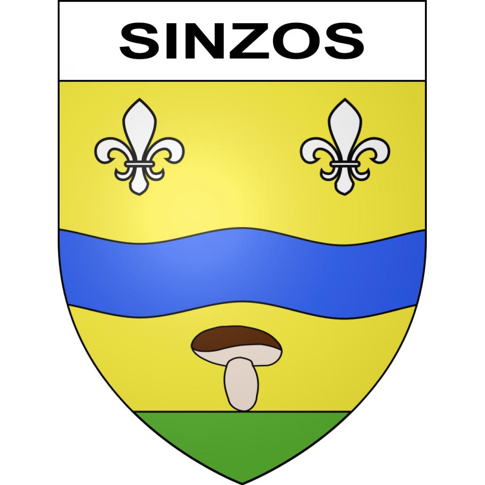 Sinzos Sticker wappen, gelsenkirchen, augsburg, klebender aufkleber
