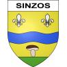 Sinzos Sticker wappen, gelsenkirchen, augsburg, klebender aufkleber