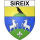 Sireix 65 ville sticker blason écusson autocollant adhésif
