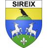 Sireix 65 ville sticker blason écusson autocollant adhésif