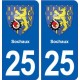 25 Sochaux blason autocollant plaque stickers