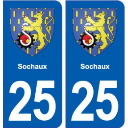 25 Sochaux blason autocollant plaque stickers