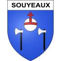 Souyeaux Sticker wappen, gelsenkirchen, augsburg, klebender aufkleber