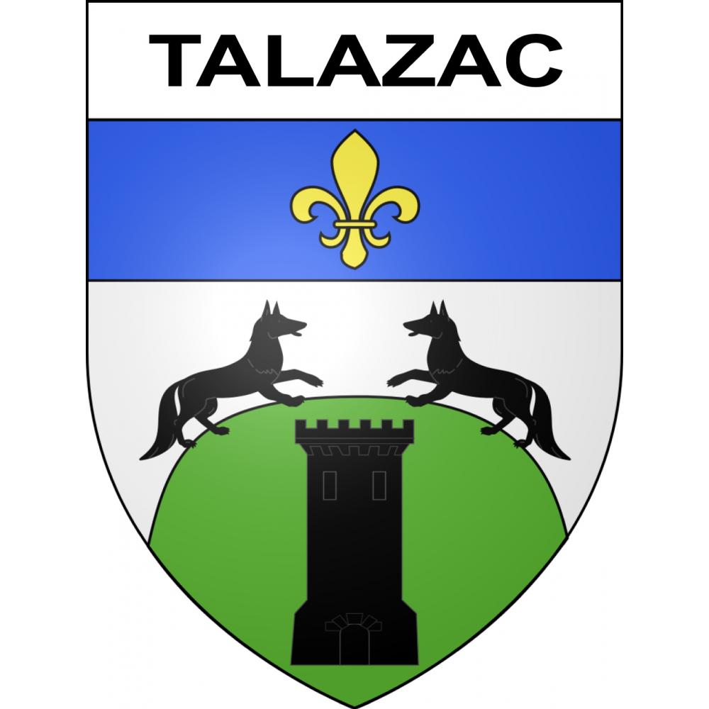 Stickers coat of arms Talazac adhesive sticker