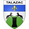 Talazac 65 ville sticker blason écusson autocollant adhésif