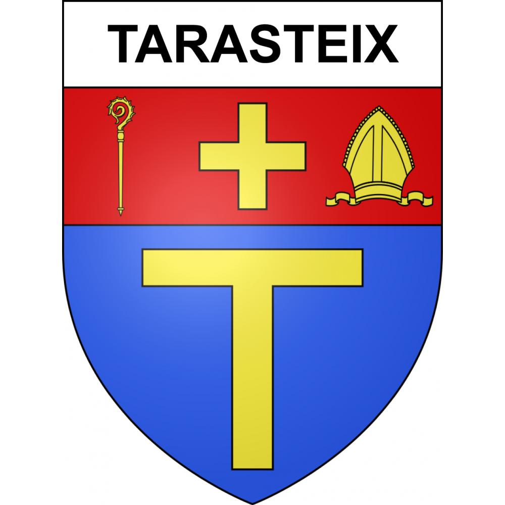 Pegatinas escudo de armas de Tarasteix adhesivo de la etiqueta engomada