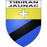 Tibiran-Jaunac 65 ville sticker blason écusson autocollant adhésif