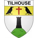 Pegatinas escudo de armas de Tilhouse adhesivo de la etiqueta engomada