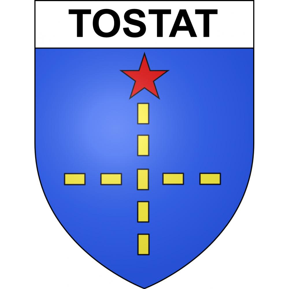 Tostat Sticker wappen, gelsenkirchen, augsburg, klebender aufkleber