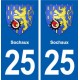 25 Sochaux blason autocollant plaque stickers