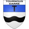 Tournous-Darré Sticker wappen, gelsenkirchen, augsburg, klebender aufkleber