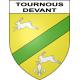 Stickers coat of arms Tournous-Devant adhesive sticker