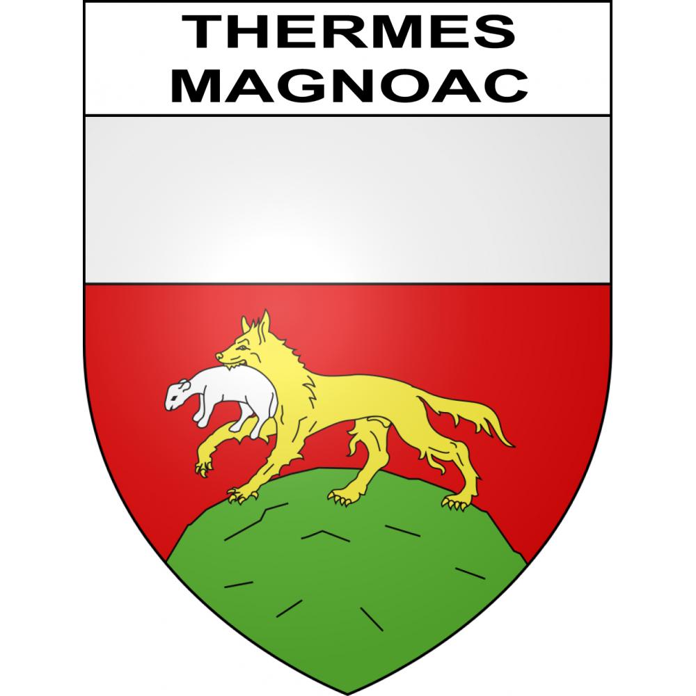 Thermes-Magnoac Sticker wappen, gelsenkirchen, augsburg, klebender aufkleber