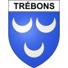 Trébons 65 ville sticker blason écusson autocollant adhésif