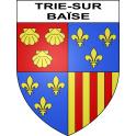 Adesivi stemma Trie-sur-Baïse adesivo