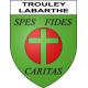 Trouley-Labarthe 65 ville sticker blason écusson autocollant adhésif