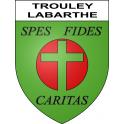 Trouley-Labarthe 65 ville sticker blason écusson autocollant adhésif
