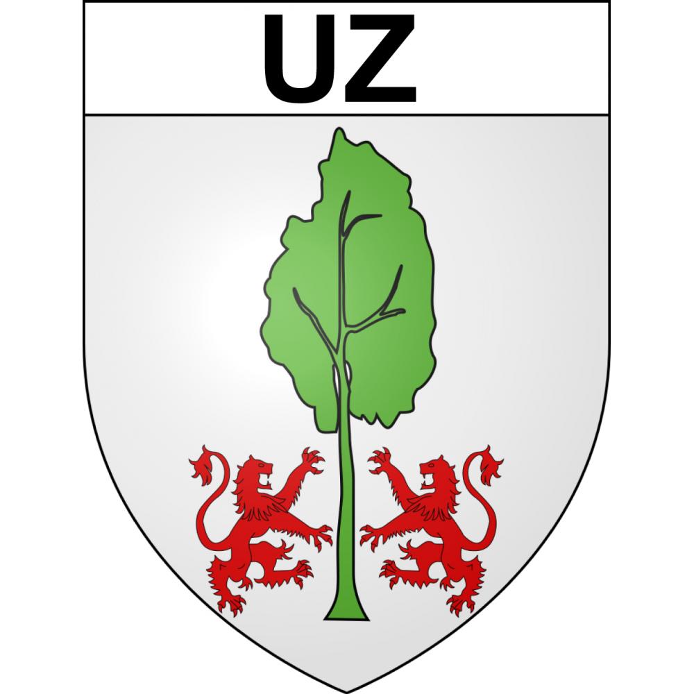 Uz Sticker wappen, gelsenkirchen, augsburg, klebender aufkleber