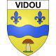 Stickers coat of arms Vidou adhesive sticker