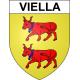 Viella 65 ville sticker blason écusson autocollant adhésif