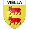 Viella 65 ville sticker blason écusson autocollant adhésif