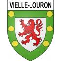 Stickers coat of arms Vielle-Louron adhesive sticker