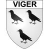 Stickers coat of arms Viger adhesive sticker