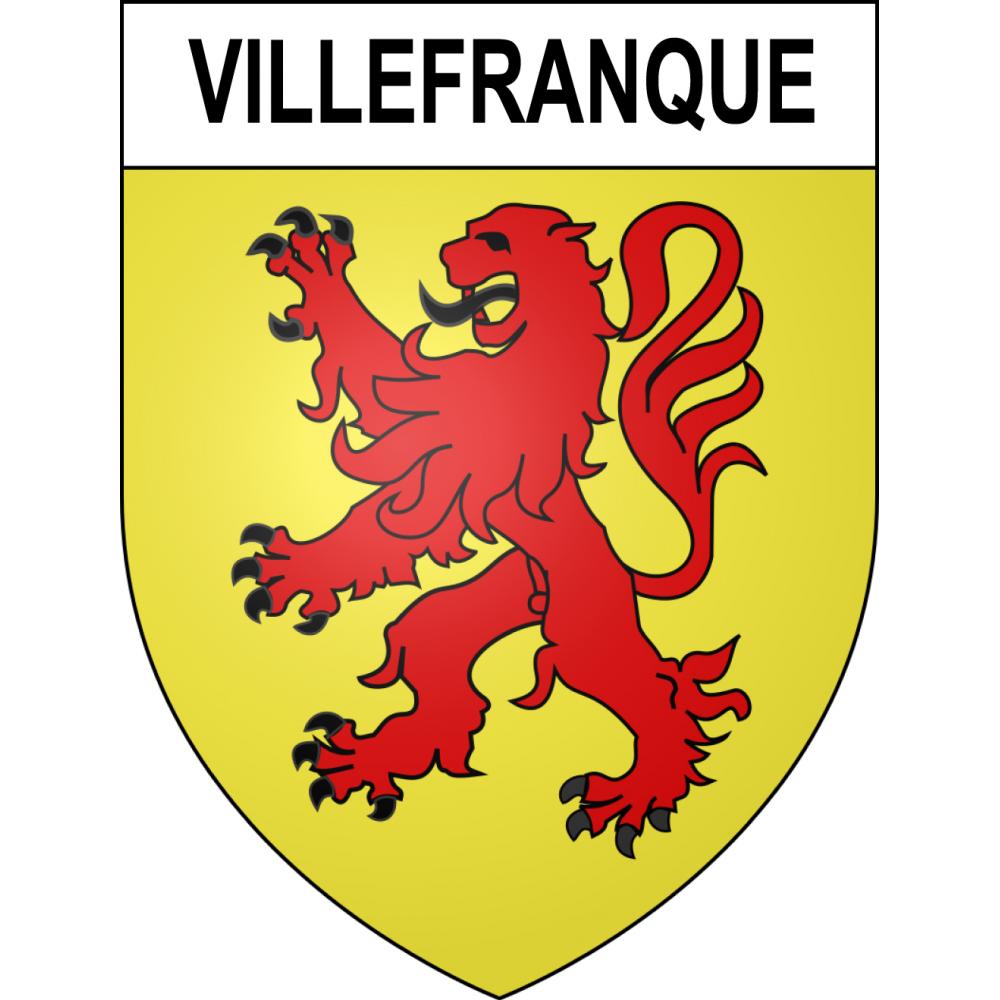 Adesivi stemma Villefranque adesivo