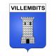 Stickers coat of arms Villembits adhesive sticker