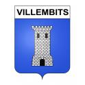 Pegatinas escudo de armas de Villembits adhesivo de la etiqueta engomada