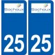25 Sochaux logo autocollant plaque stickers