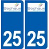 25 Sochaux logo autocollant plaque stickers