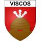 Viscos 65 ville sticker blason écusson autocollant adhésif