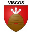 Viscos 65 ville sticker blason écusson autocollant adhésif