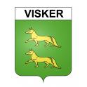Stickers coat of arms Visker adhesive sticker
