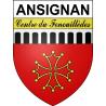 Stickers coat of arms Ansignan adhesive sticker