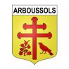 Adesivi stemma Arboussols adesivo