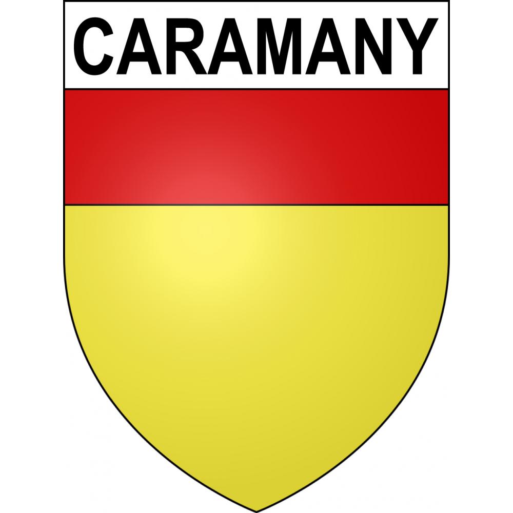 Caramany 66 ville sticker blason écusson autocollant adhésif