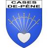 Cases-de-Pène Sticker wappen, gelsenkirchen, augsburg, klebender aufkleber